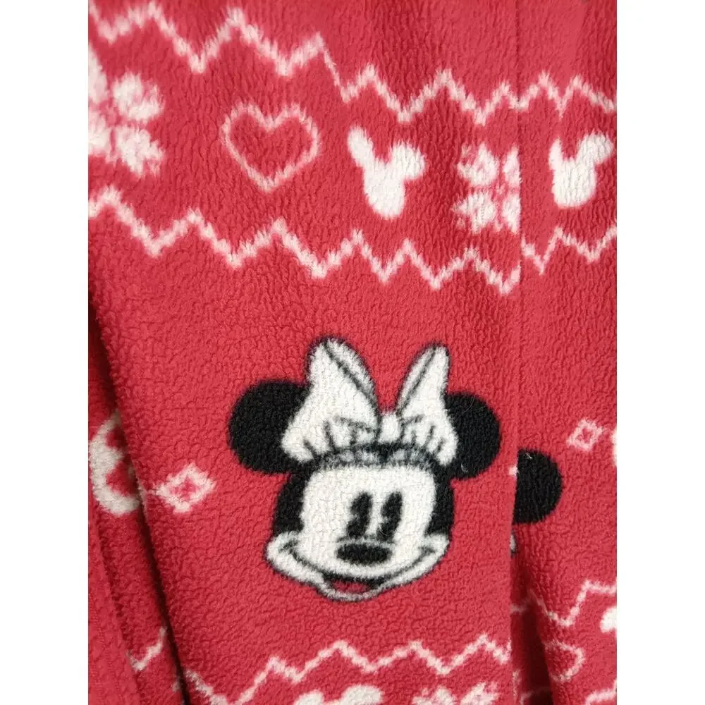 Disney Minnie Mouse Red Women's Pajama Set Size Medium